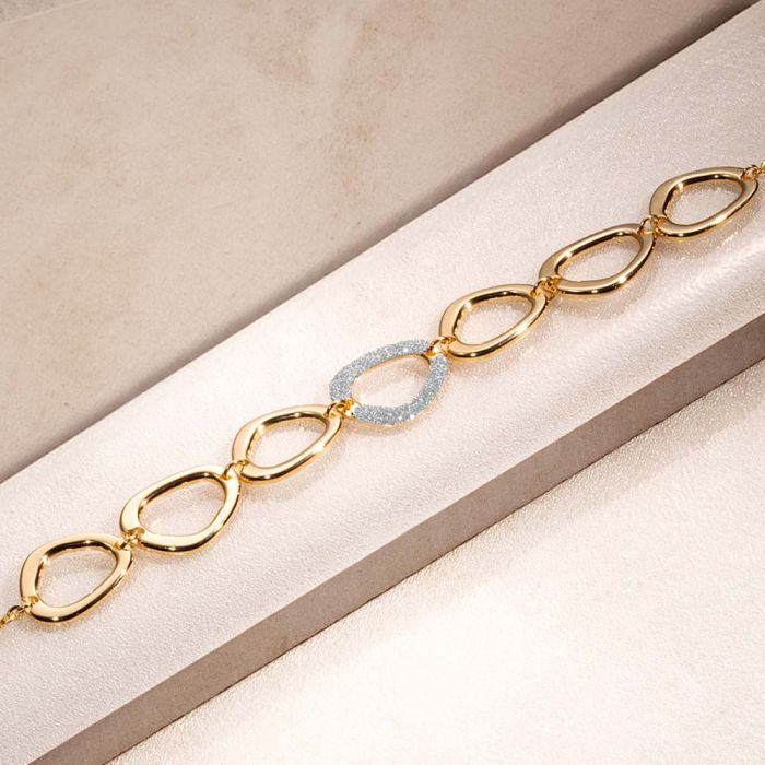 SILVER AND DIAMOND BRACELET
