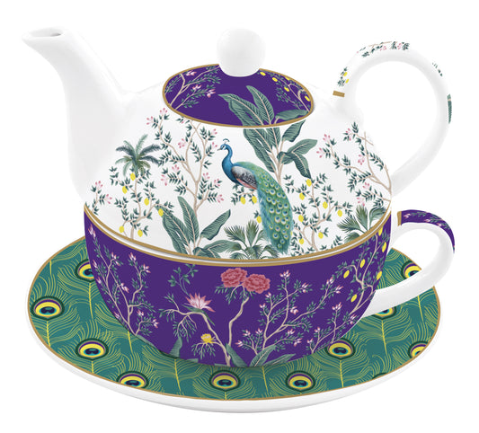 Tea for one in porcelain 350 ml IMPERIAL PEACOCK