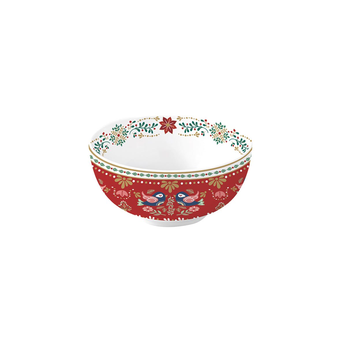 Bowl in porcelain Ø 12 cm CHRISTMAS FOLK
