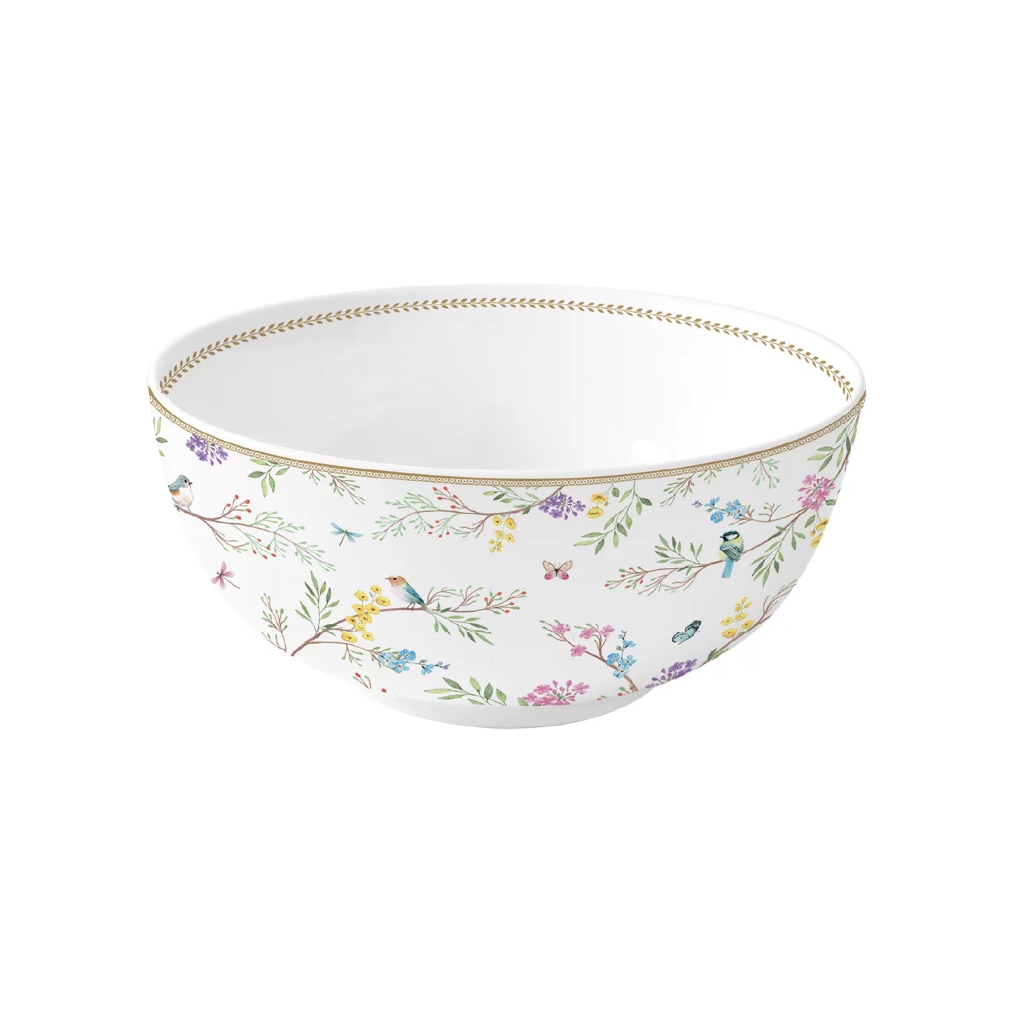 Bowl in porcelain Ø 23 cm BIRDS MELODY