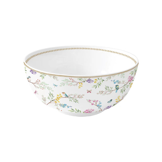 Bowl in porcelain Ø 23 cm BIRDS MELODY