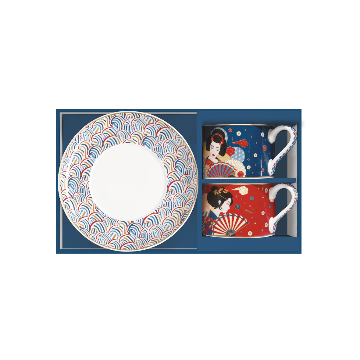 Set 2 porceain cups & saucers 240 ml TOKYO