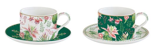 Set of 2  porcelain cups 240 ml. BOTANIC CHIC
