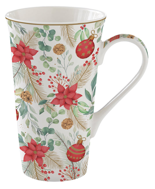 High quality Fine China mug in color box CHRISTMAS JOY - Shukha Online Store