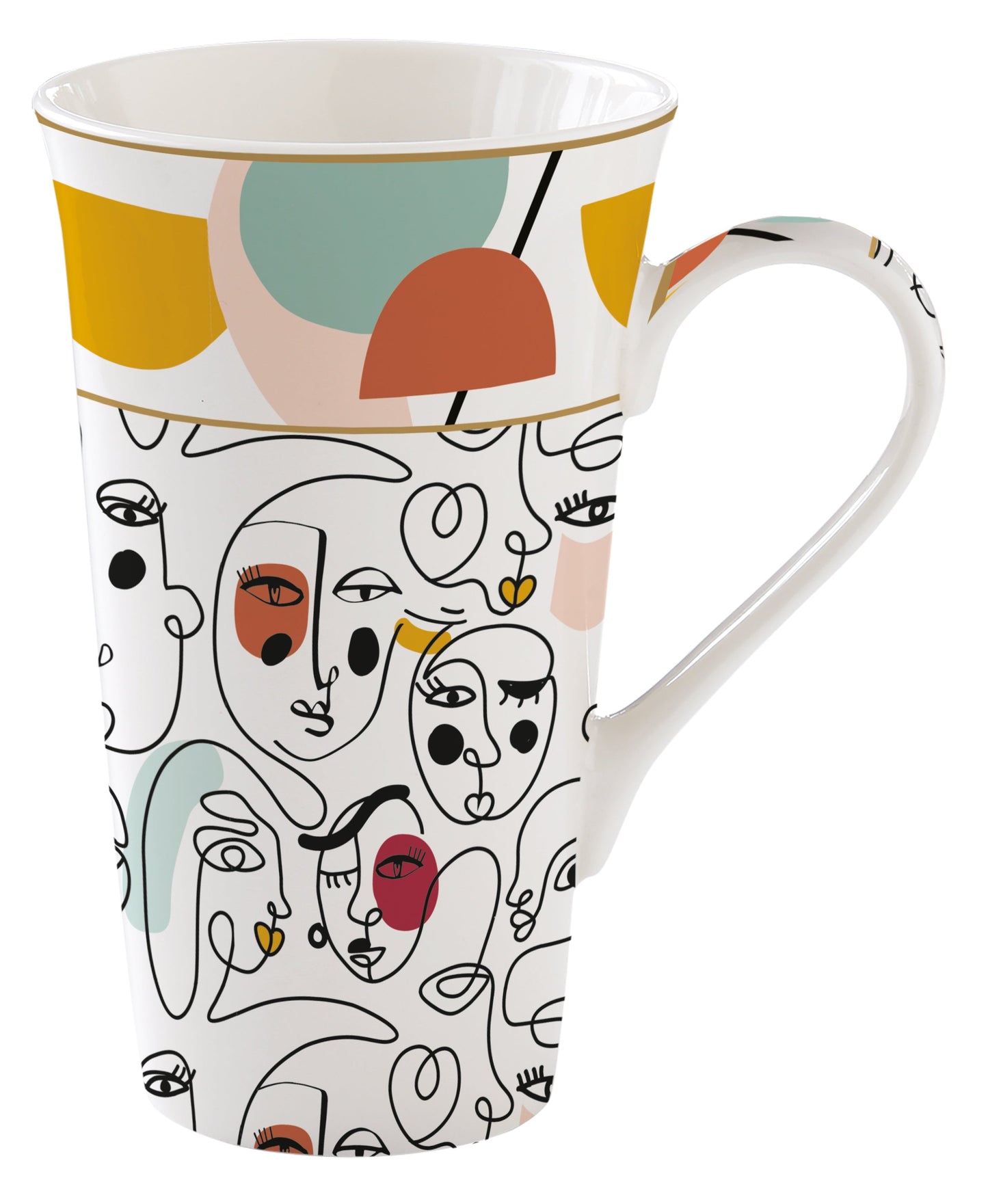 High quality Fine China  mug 600 ml in color box MODERNISM - Shukha Online Store
