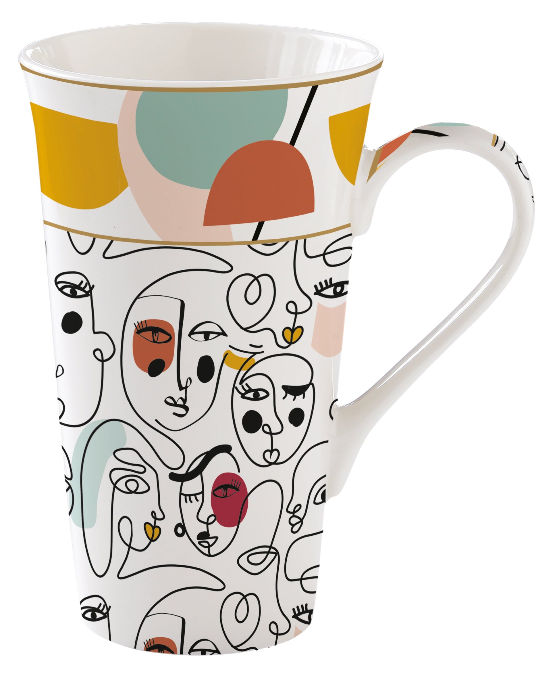 High quality Fine China  mug 600 ml in color box MODERNISM - Shukha Online Store