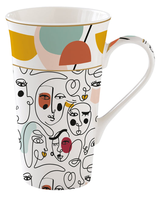 High quality Fine China  mug 600 ml in color box MODERNISM - Shukha Online Store