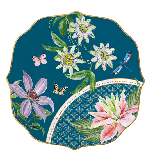 Porcelain side plate Ø 19 cm in color box VOYAGE TROPICAL - Shukha Online Store