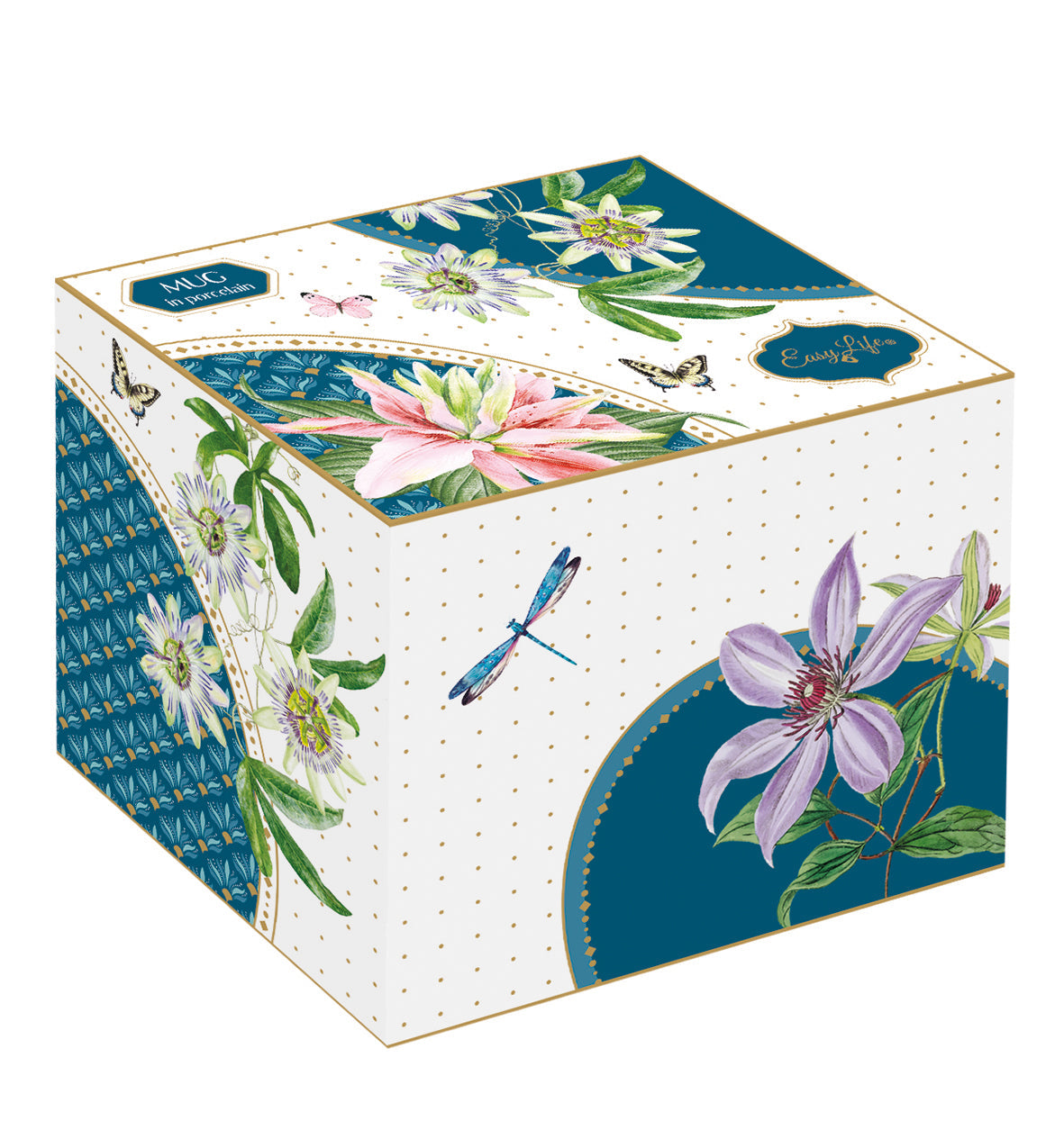 Porcelain mug in color box VOYAGE TROPICAL - Shukha Online Store