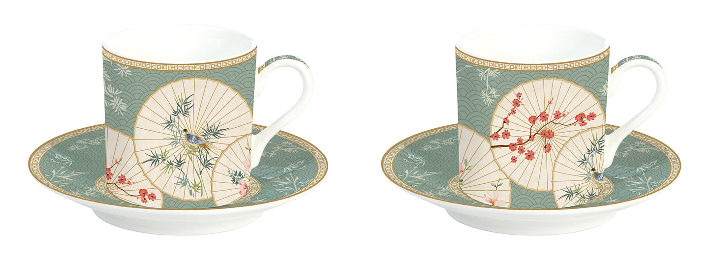 Set 2 high quality Fine Chine  C&S  in c.b. ORIENTAL DREAMS - Shukha Online Store