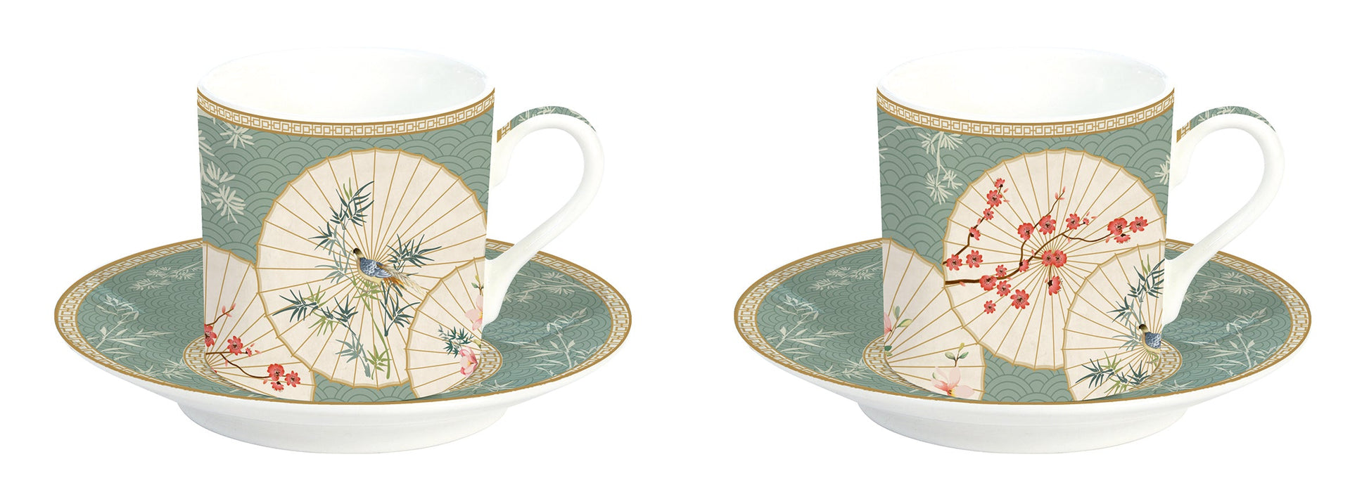 Set 2 high quality Fine Chine  C&S  in c.b. ORIENTAL DREAMS - Shukha Online Store