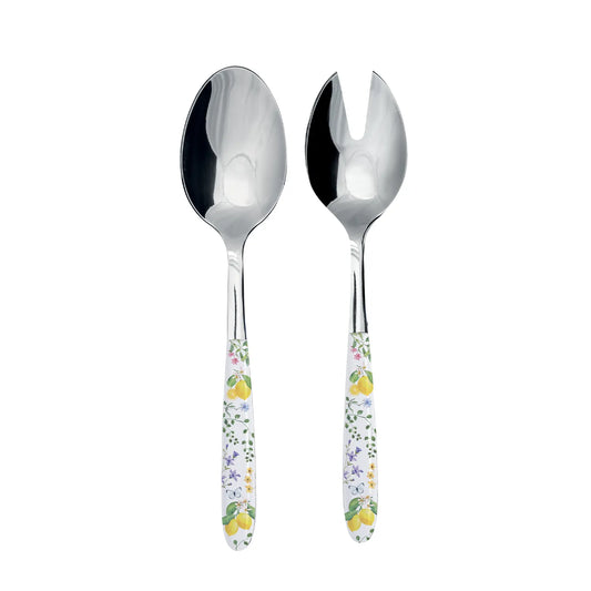 Salad servers FLEURS ET CITRONS