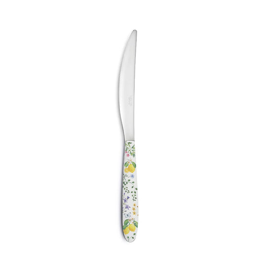 Knife with decorated handle FLEURS ET CITRONS