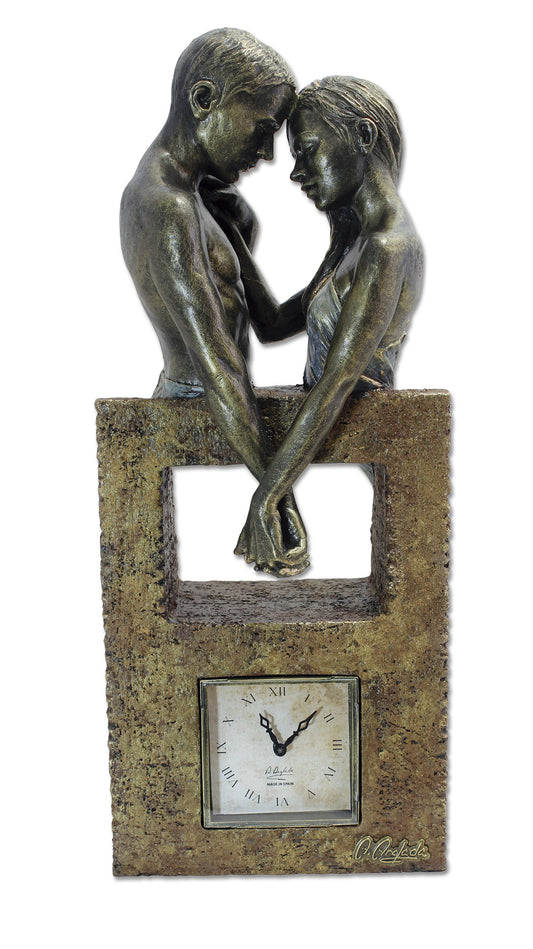 Brown Dance Clock - Sculpture