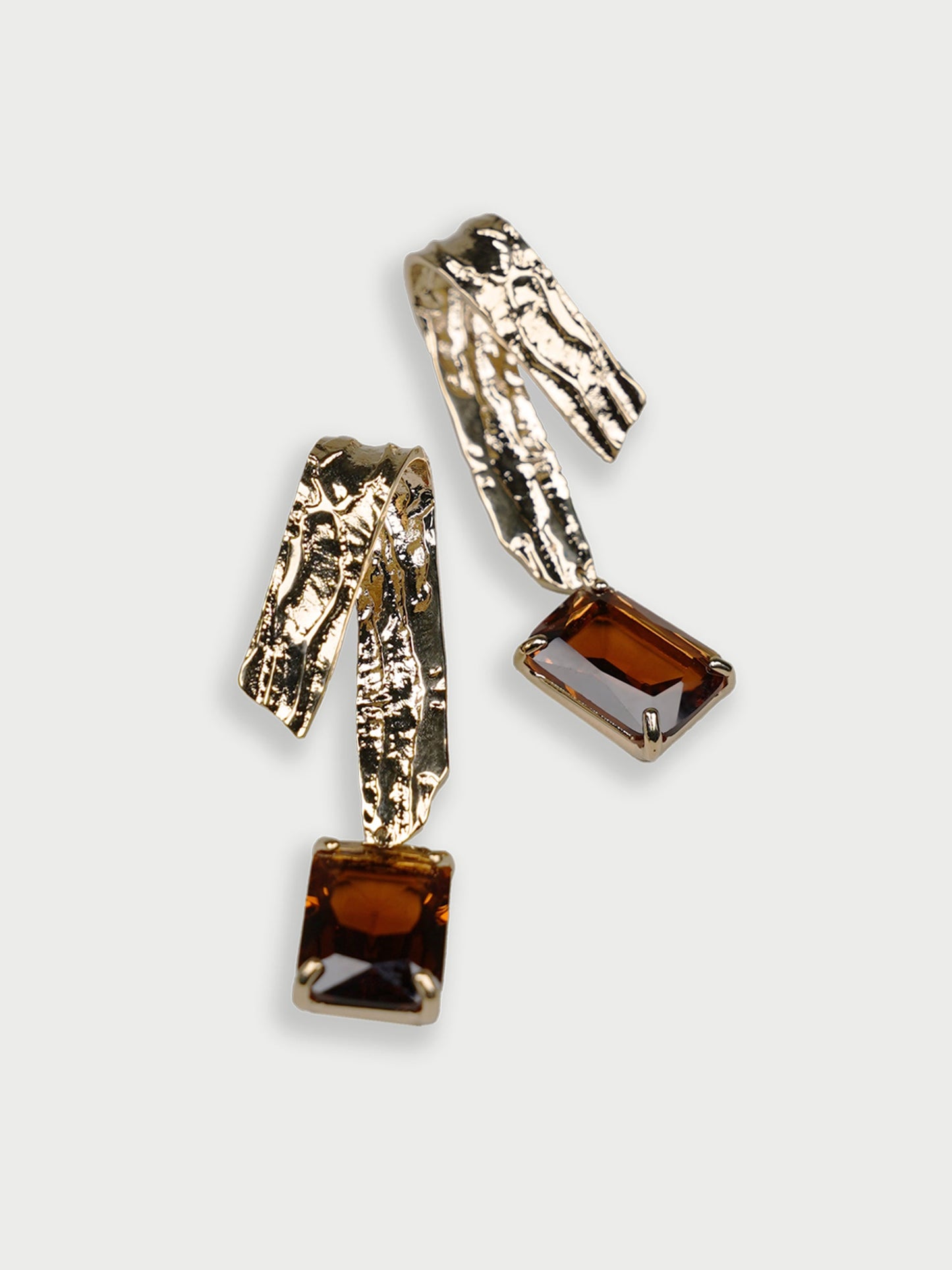 Stone earrings