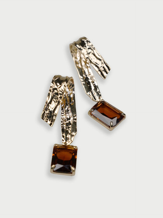 Stone earrings