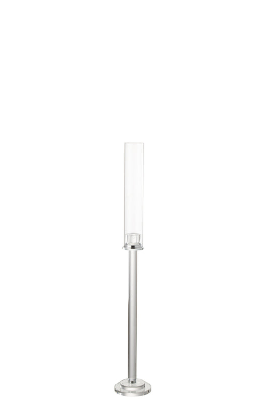 Candle Holder Moira Glass Transparent Small