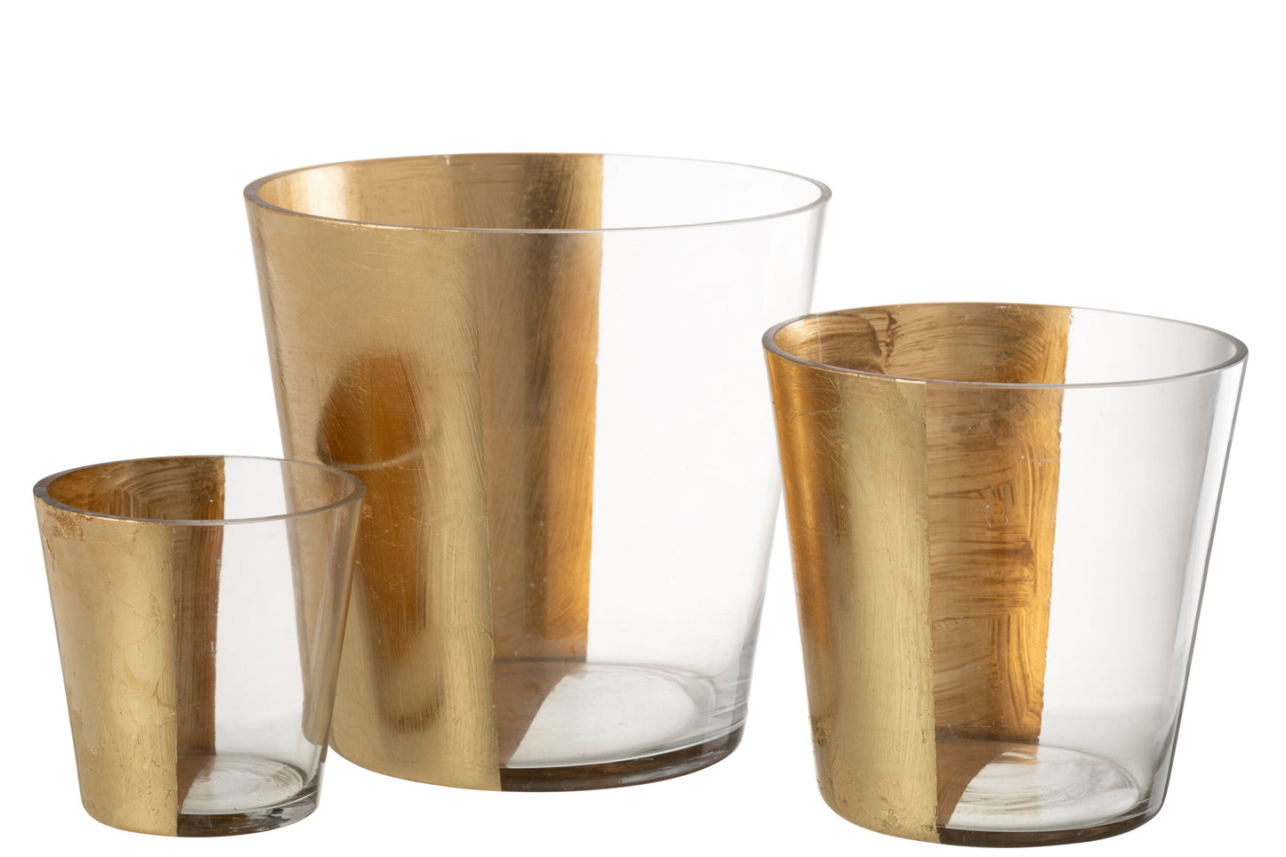 Hurricane Boe Glass Transparent/Gold Large