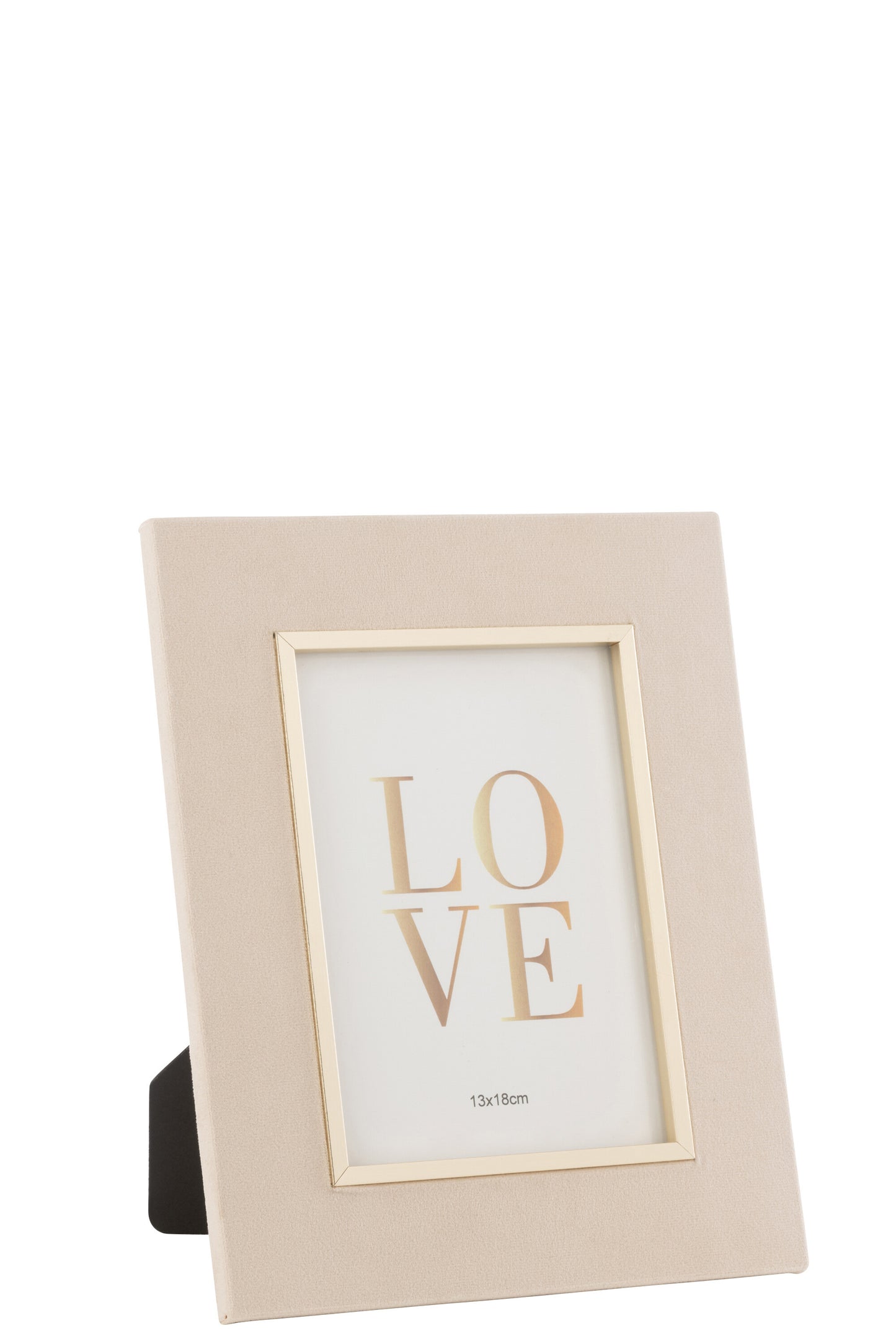 Photo Frame Dita Velvet Beige Medium