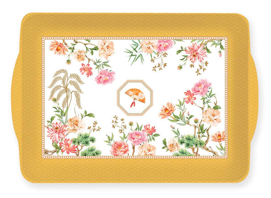 Tray w/handles 33x22 JARDINS D'ORIENT