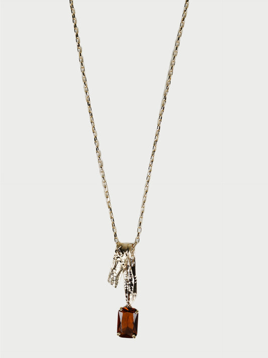 Necklace with stone