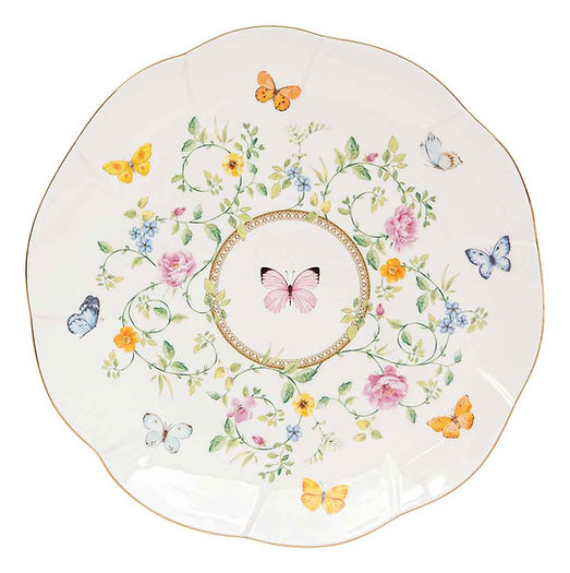 Porcelain side plate Ø 21 cm DANCING BUTTERFLIES