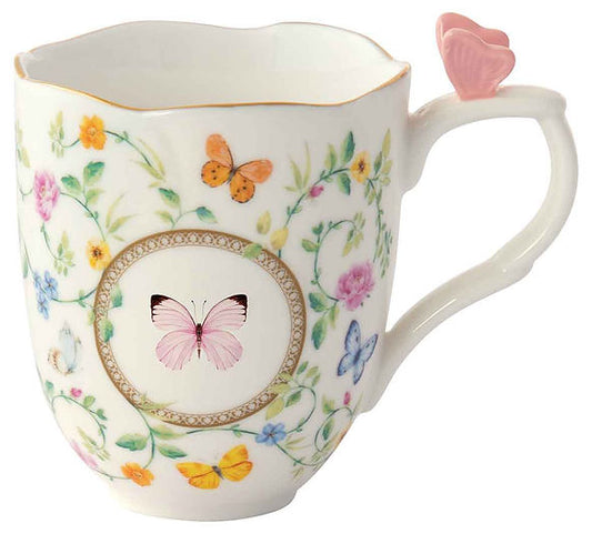 Porcelain mug 350 ml in color box DANCING BUTTERFLIES