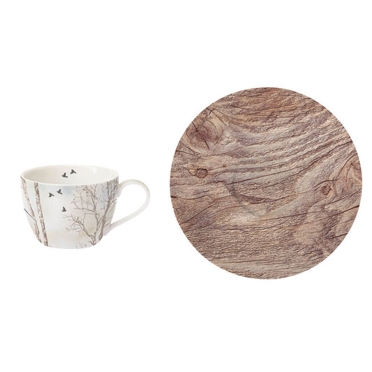 Set 6 Porcelain coffee cup & saucer 110 ml. - Shukha Online Store