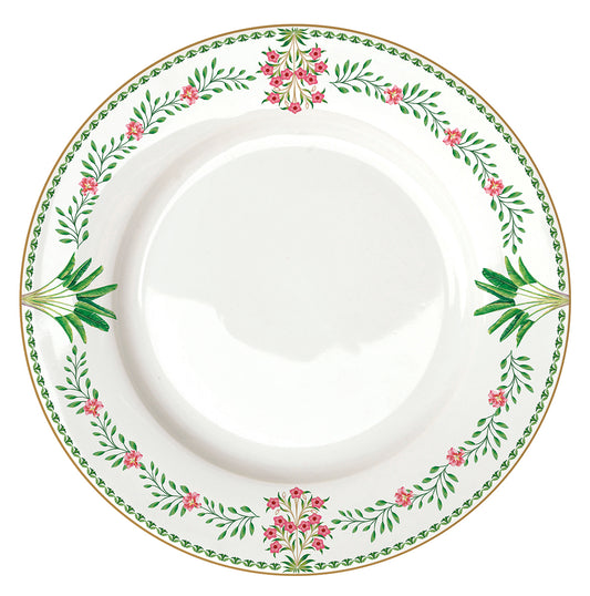 Porcelain dinner plate Ø 26,5 cm. BOTANIC CHIC