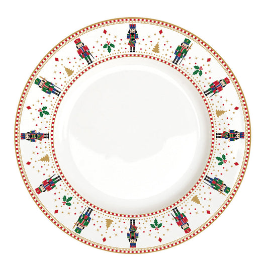 Porcelain dinner plate Ø 26,5 cm. NUTCRACKER - Shukha Online Store