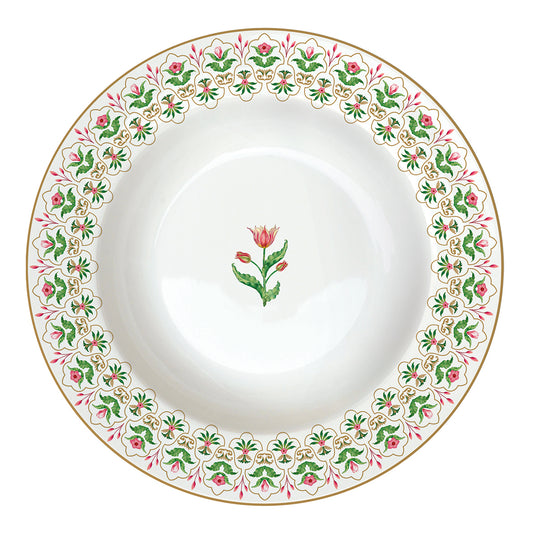 Porcelain soup plate Ø 21,5 cm BOTANIC CHIC