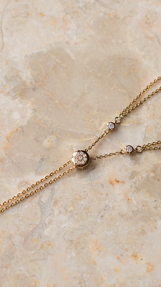 Ava Necklace Gold Vermeil