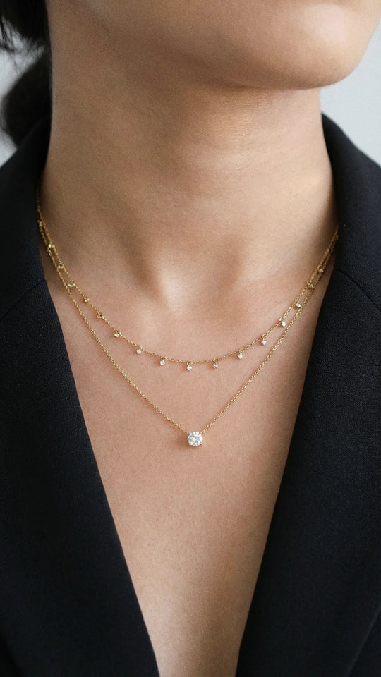 Ava Necklace Gold Vermeil