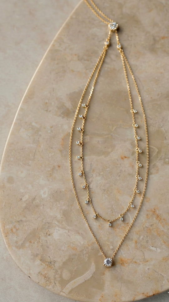 Ava Necklace Gold Vermeil