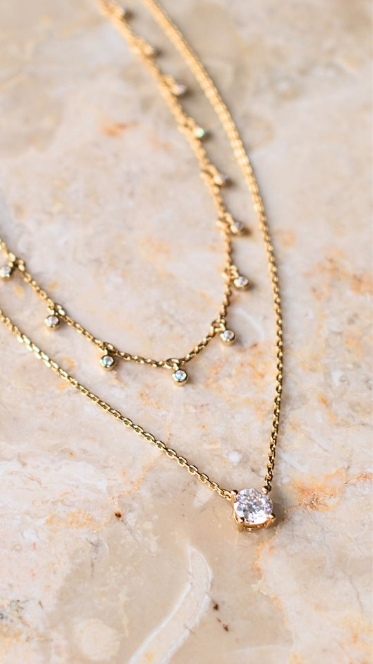 Ava Necklace Gold Vermeil