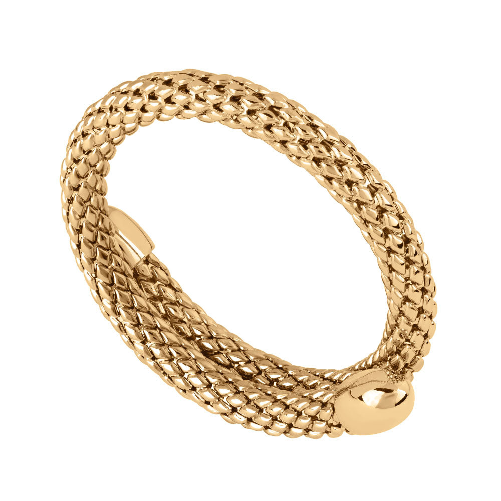 Athena tubular single scale rigid bracelet