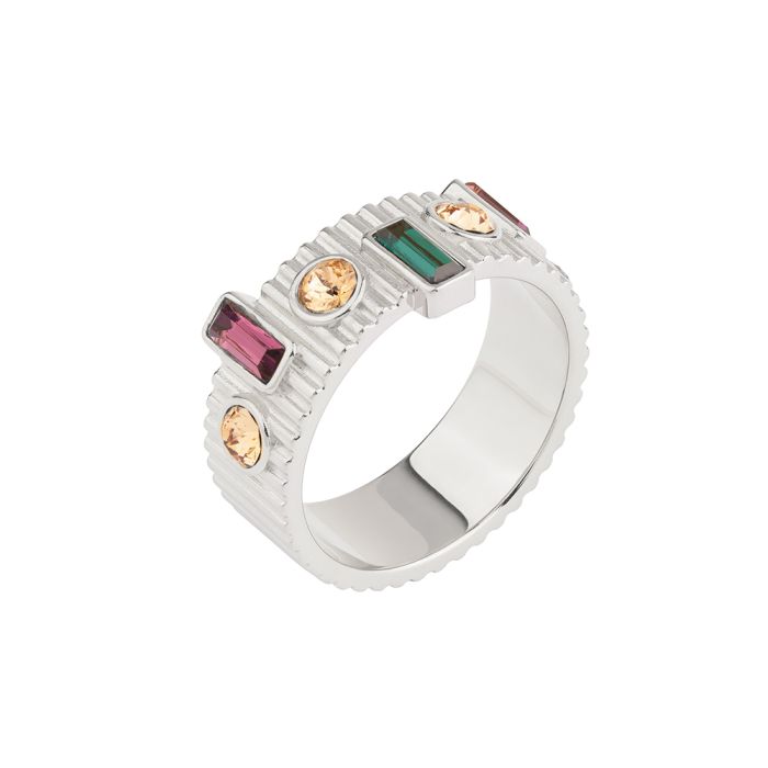 Judith ring with colored stones