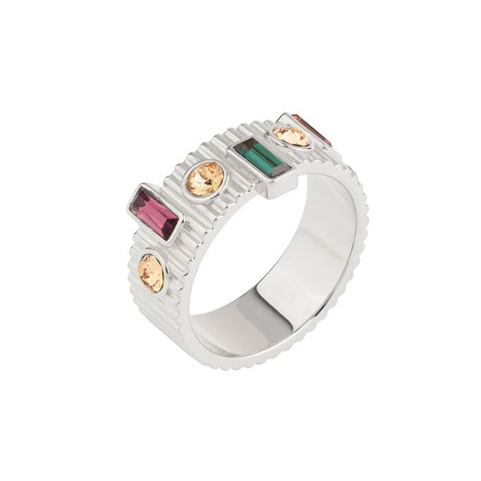 Judith ring with colored stones