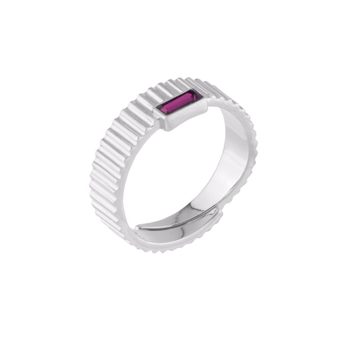 Judith ring with colored stone