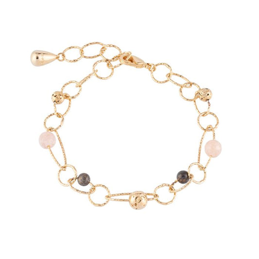 Tulip bracelet with stones