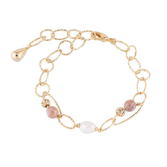 Tulipe bracelet with pearl