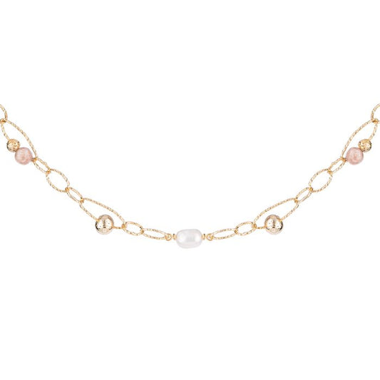 Tulipe necklace with pearl