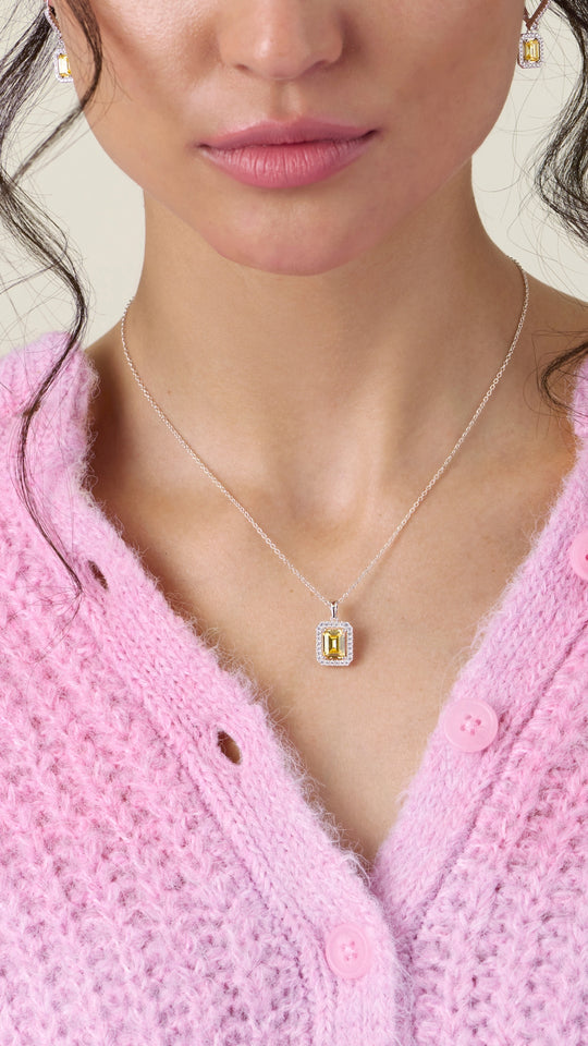 Eton Necklace Yellow Sterling Silver