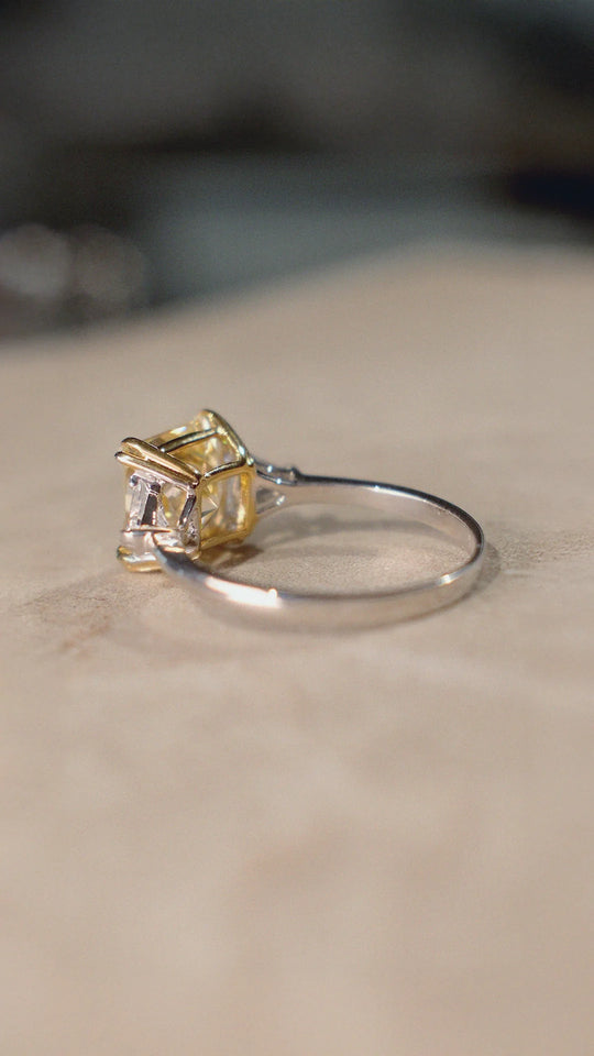 Chester Ring Yellow Steling Silver