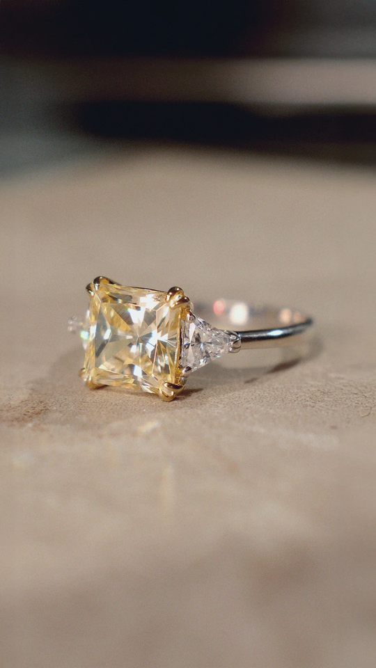 Chester Ring Yellow Steling Silver