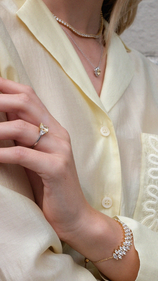 Chester Ring Yellow Steling Silver
