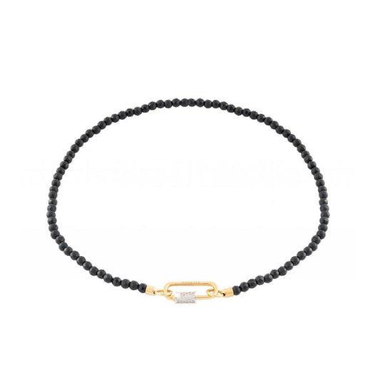 Palermo Necklace with Black Jade