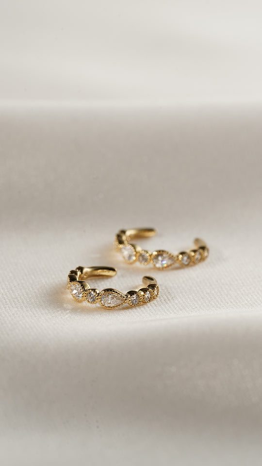 Deniz Cuff Earring Gold Vermeil