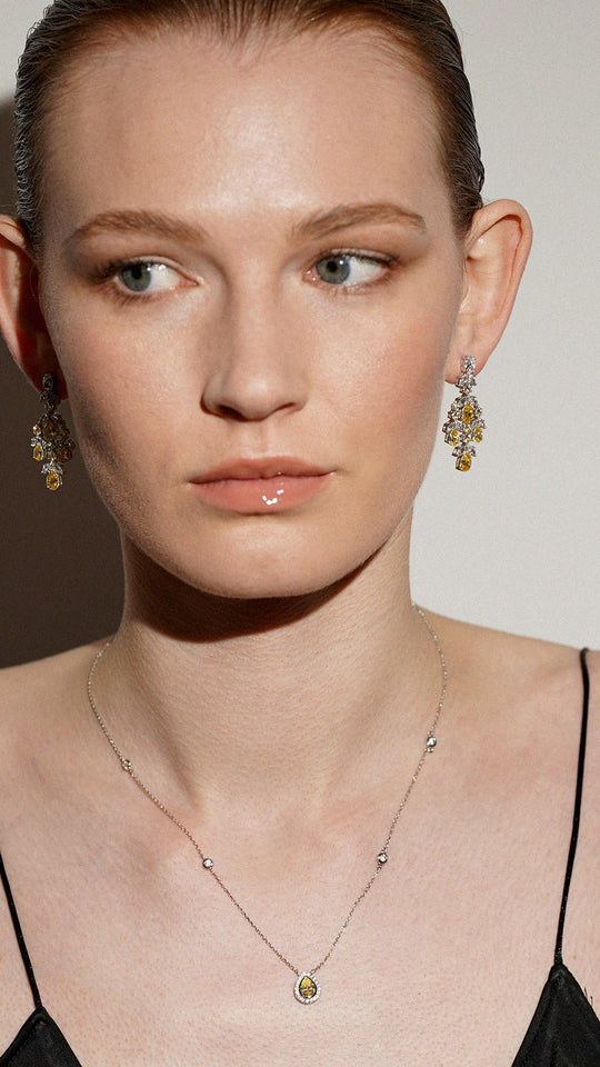 Emile Necklace Yellow Sterling Silver