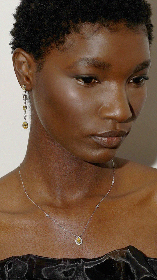 Emile Necklace Yellow Sterling Silver